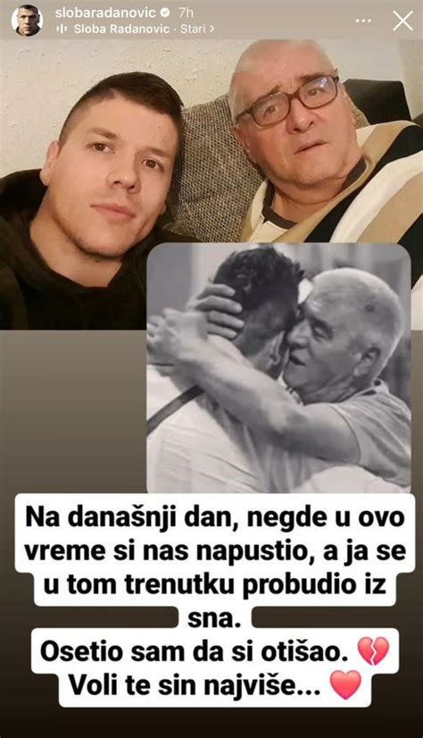 Na Dana Nji Dan Si Nas Napustio Sloba Radanovi Uva Uspomenu Na