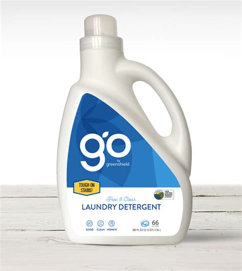 Natural Enzyme Laundry Detergent In Free And Clear Greenshield Organic