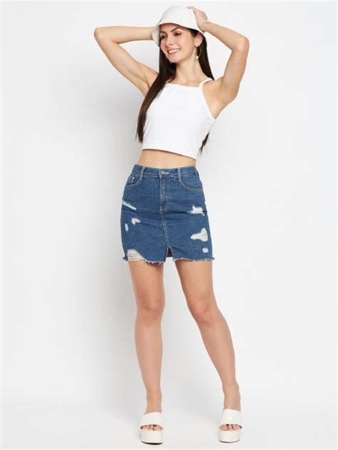 Brinns White Shoulder Straps Crop Fitted Top Jiomart