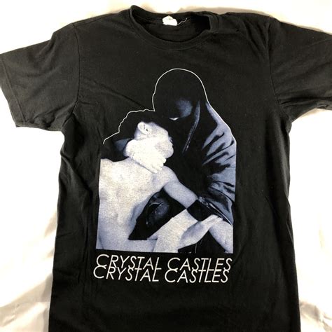 Crystal Castles 2013 Tour T Shirt Size Depop Tour T Shirts