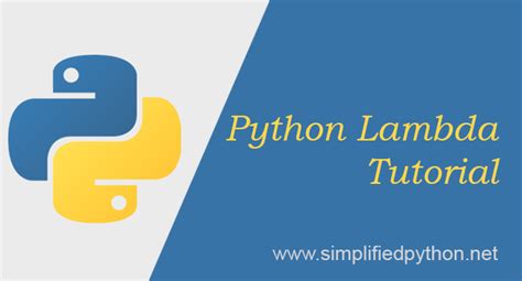 Python Lambda Function Tutorial - Working with Lambda Functions