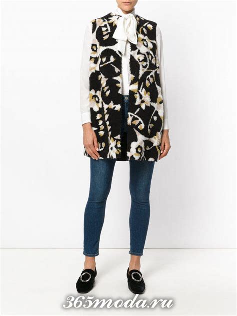 (100%) Удлиненный жилет без рукавов с чем носить 76 фото образы