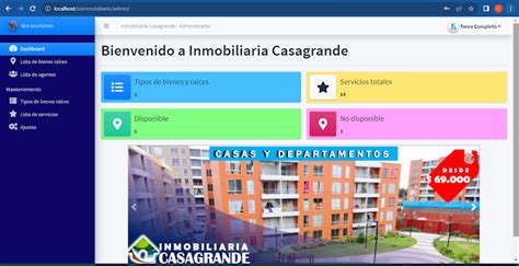 Sistema Inmobiliario Sitio Web En Php Y Mysql