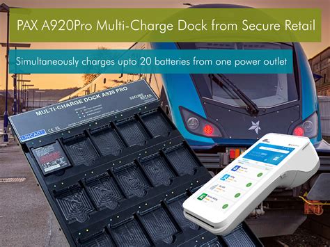 Introducing Secure Retails Pax A920pro Multi Charge Dock Charge 20