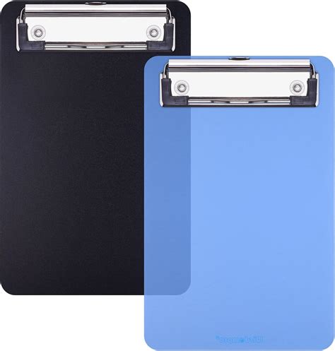 Wisdompro Mini Clipboard A6 2 Pack 4 7 X 7 3 Small Clip Boards