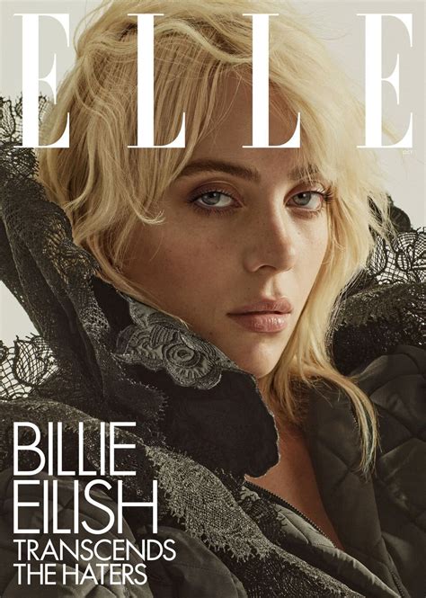 Billie Eilish Stays True To Her Own Self By Alique In Elle Us Anne Of