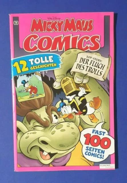 MICKY MAUS COMICS Walt Disney Nr 63 NEU UNGELESEN 1A Absolut TOP EUR