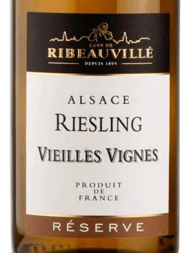 Cave De Ribeauville Riesling Alsace Reserve Vieilles Vignes Vivino