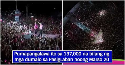 Dumalo Sa Pampanga Leni Kiko Campaign Rally Umabot Na Sa 100 000