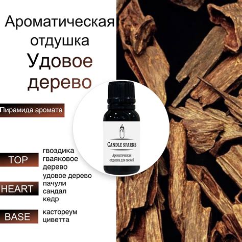 Ароматическая отдушка Удовое дерево – candle-sparks.ru