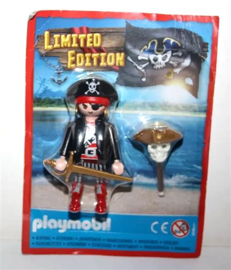 PLAYMOBIL 2018 EDITION Limitee Capitaine Pirate Avec Crane EUR 4 90