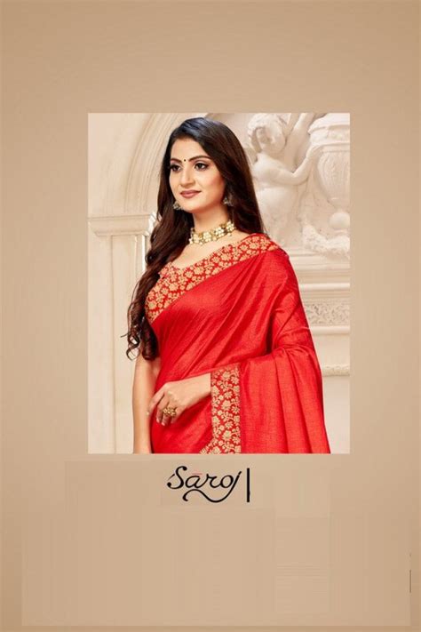 Saroj Kalpana Festive Wear Vichitra Silk Sarees Catalog