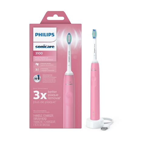 Philips Sonicare 3100 Adult Electric Toothbrush, Plaque Removing