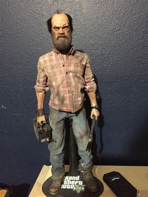 Trevor Philips From Gta 5 16 Scale Unpainted Custom Sculpt Head Tv