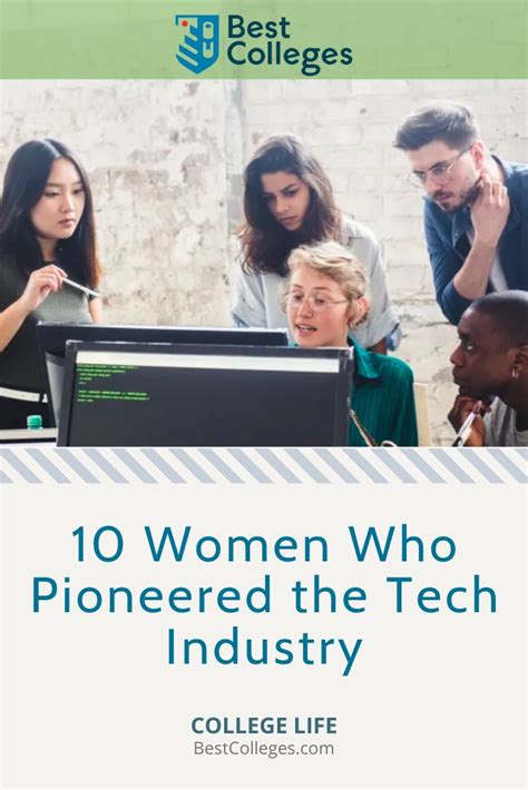 10 Women Who Pioneered The Tech Industry College Fun Women Computer