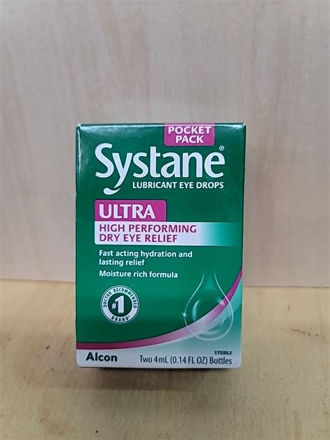 1 Systane Ultra Lubricant Eye Drops 4ml High Performance Exp09 2024 New In Box 300651431285 Ebay