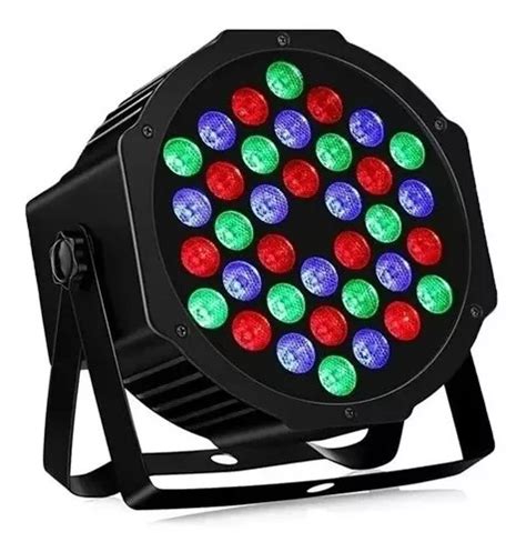 Cañón Led Reflector 36x1 Rgb Audiorítmico Estrobo Dmx MercadoLibre