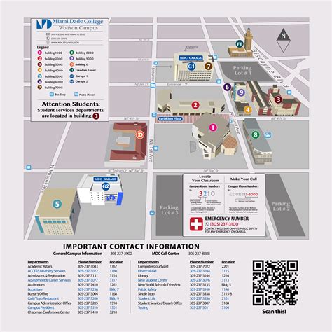 Mdc Kendall Campus Map Blank North America Map