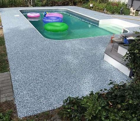 Pool Deck Concrete Coating Before & After Photos