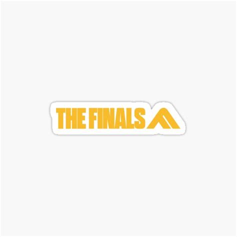 finals logo sticker  sale  ghost dreams redbubble