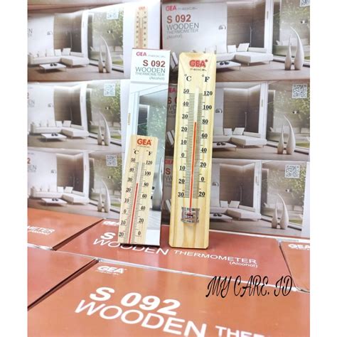 Jual LynCare Thermometer Wooden Termometer Ruang Kayu GEA S 092