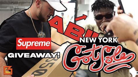 Free Supreme Selling Kicks At New York Got Sole Ab Performs Live