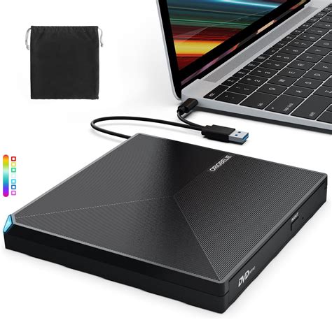 Amazon Origbelie External Cd Dvd Rw Drive Usb Type C