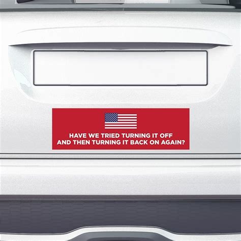 American Flag | Funny Political Bumper Sticker - CustomSigns.com