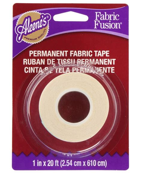 Aleene S Fabric Fusion Peel And Stick Tape Roll Clear Fabric