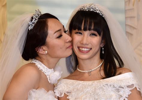 一ノ瀬文香と杉森茜、同性結婚式「今週、婚姻届を出しに行く」【画像集】｜kawaii カワイイ、こころの温もりは、”lady Papas”