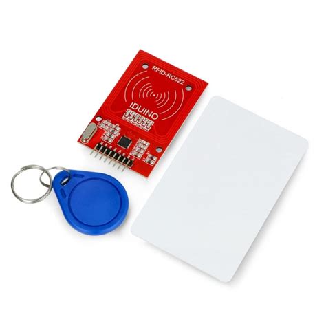 Czytnik Rfid Rc Mhz Spi Karta I Brelok Czerwony Iduino