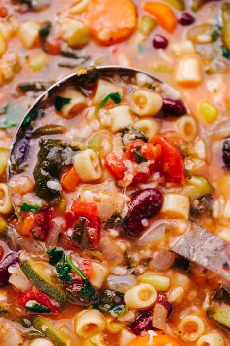 Homemade Minestrone Soup Recipe Centsless Meals