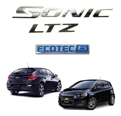 Kit De Emblemas Sonic Ltz Ecotec Speed Modelo Original Parcelamento