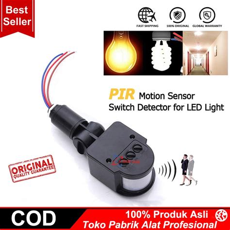 Jual M Ac V V Pir W Sensor Gerak Inframerah Saklar