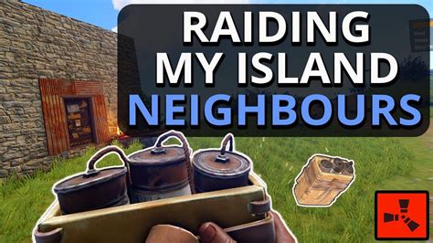 Satchel Raiding My Rich Island Neighbours Rust Solo Survival Part