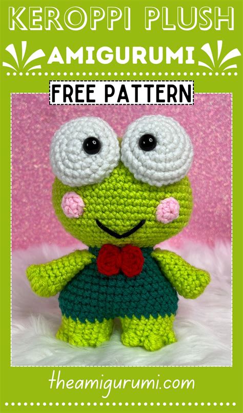 Keroppi Plush Amigurumi Your Childs Bestfriend - The Amigurumi