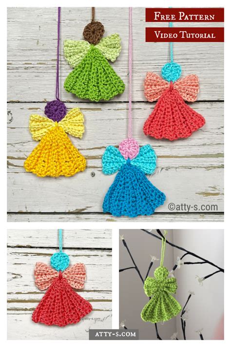 Pleated Angel Free Crochet Pattern And Video Tutorial