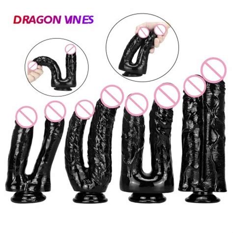 DOPPEL DILDOS SAUGNAPF REALISTISCHE DILDO PENIS GROSSEN HINTERN VAGINA GODE EUR 33 88 PicClick DE