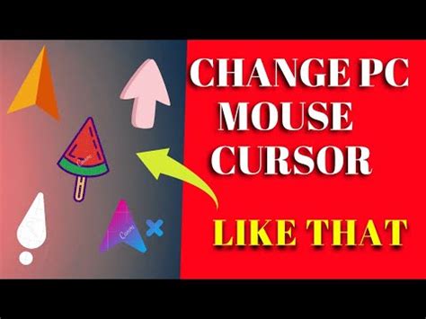 How To Change Mouse Cursors On Windows How To Customize Mouse