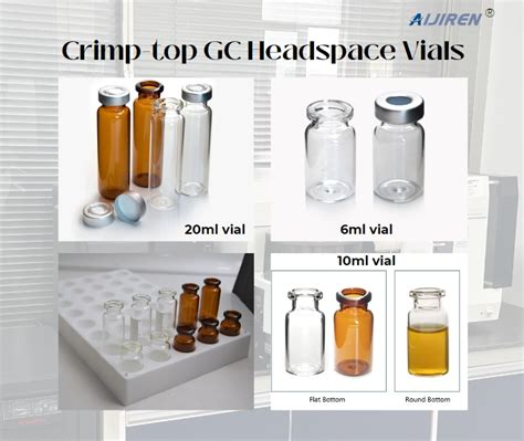 Mm Ml Ml Crimp Top Gc Headspace Vials Aijiren Hplc Vials