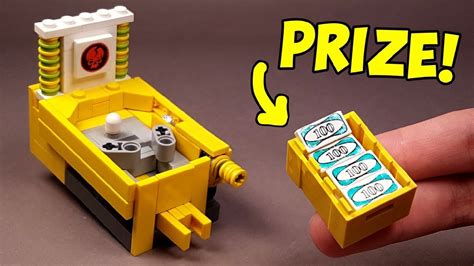 How To Build A Lego Pinball Machine With Prize Youtube