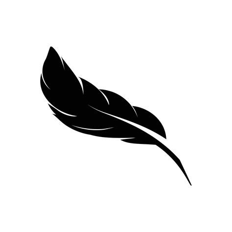 Feather pen logo 15350392 Vector Art at Vecteezy