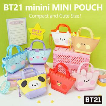 Bt By Bts Official Bt Minini Mini Pouch Case Coin Pouch Coin