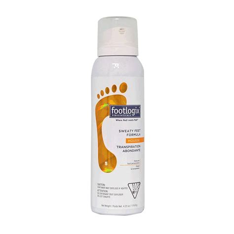 Footlogix Sweaty Feet Formula Mousse Turn Beautiful