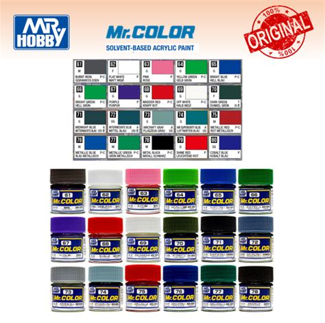 Mr Hobby Mr Color Gundam Color C66 - C90 Solvent Based Acrylic Paint ...