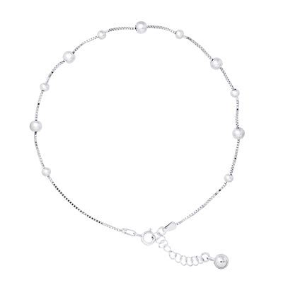 Bracelet De Cheville Argent Plaqu Or Rose Evidence Of Love Par