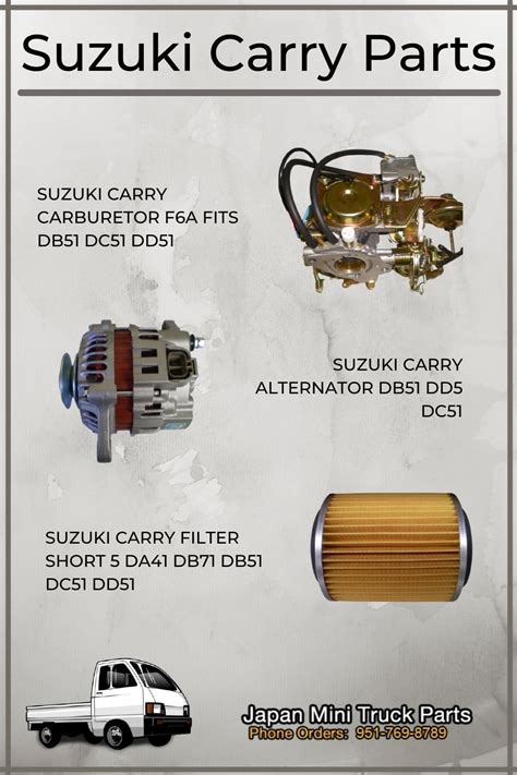 Upgrade Your Suzuki Carry with High-Quality Parts