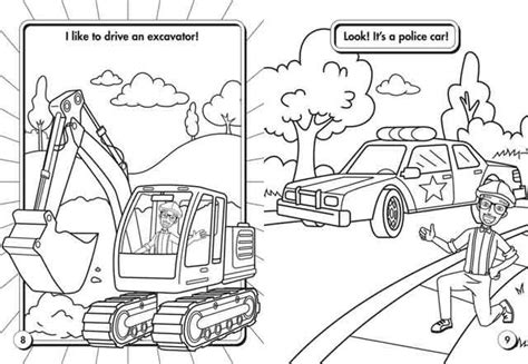 Blippi Free Coloring Pages - CarmeloteLara