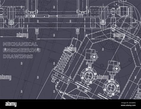 Computer Aided Design Systems Technical Illustrations Backgrounds