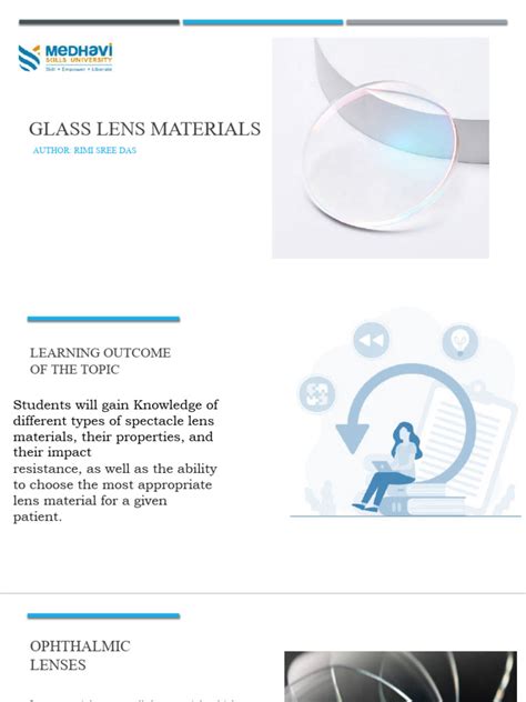 Glass Lens Materials Pdf Glasses Electrodynamics